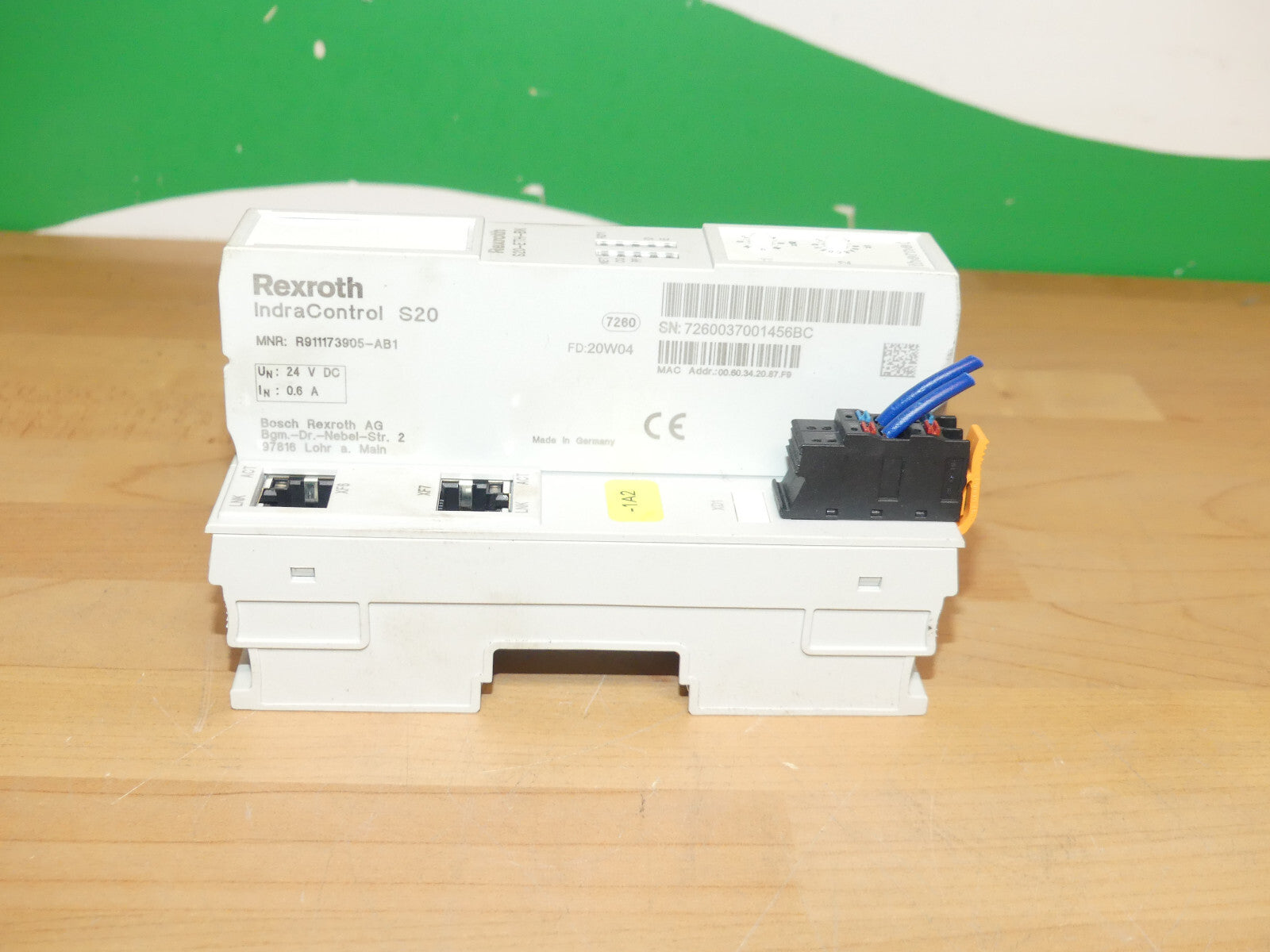 Rexroth IndraControl S20-ETH-BK