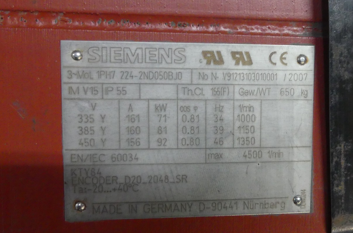 SIEMENS 1PH7 224-2ND050BJ0