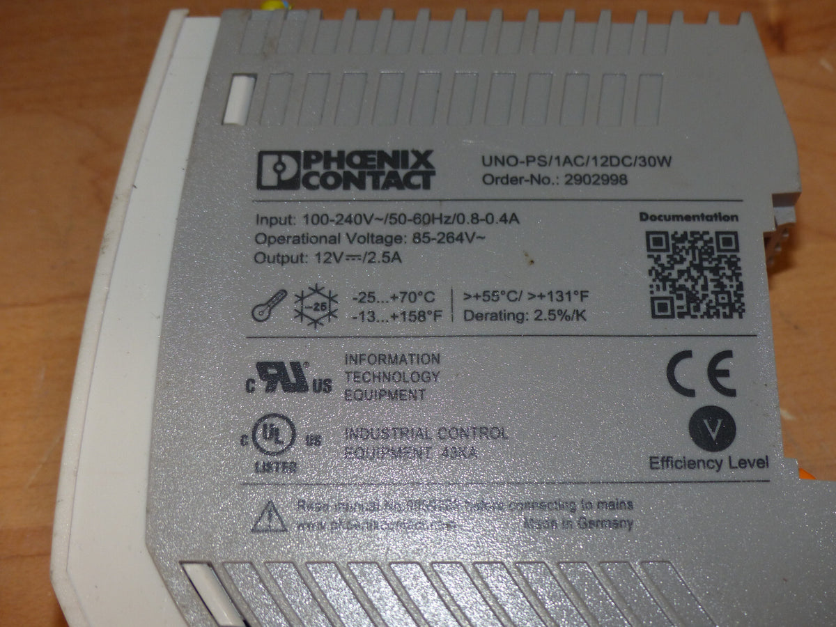 Phoenix Contact UNO-PS/1AC/12DC/30W used s.Bilder