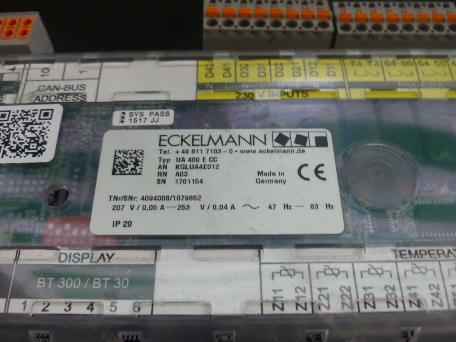 Eckelmann UA 400 E CC