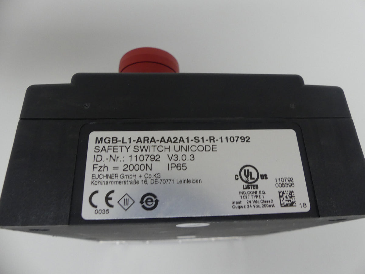 Euchner MGB-L1-ARA-AA2A1-S1-R-110792