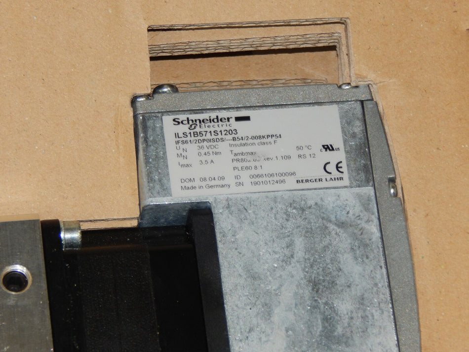  Schneider Electric ILS1B571S1203 Stepper Motor IFS61/2DP0ISDS +Neugart  PLE 60