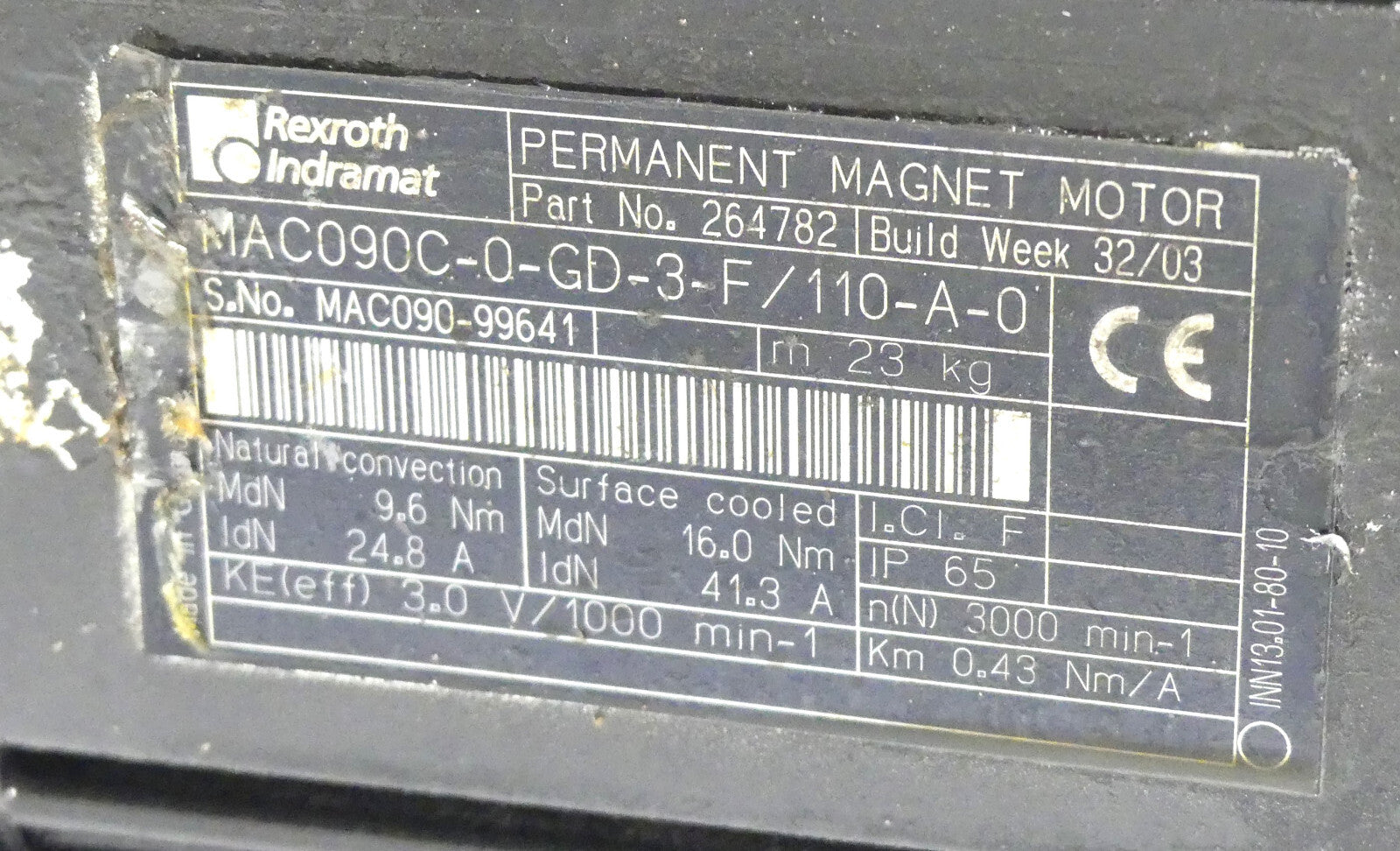 Rexroth/Indramat MAC090C-0-GD-3-F/110-A-0
