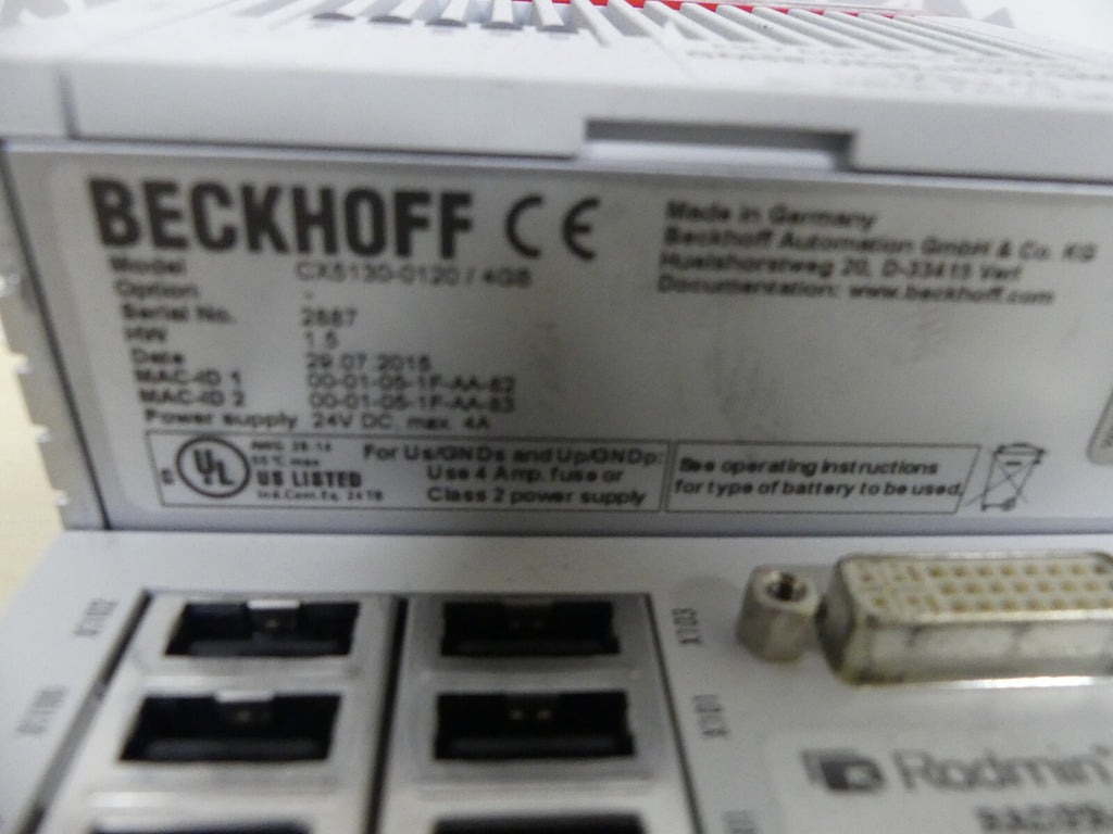 BECKHOFF CX5130-0120 / 4GB