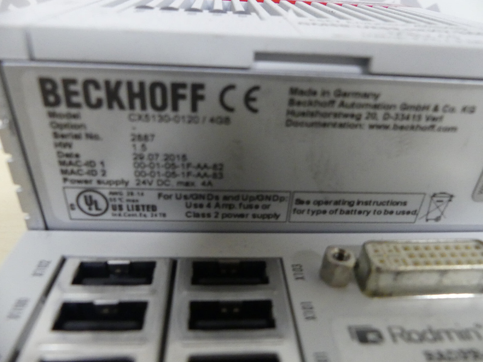 BECKHOFF CX5130-0120 / 4GB