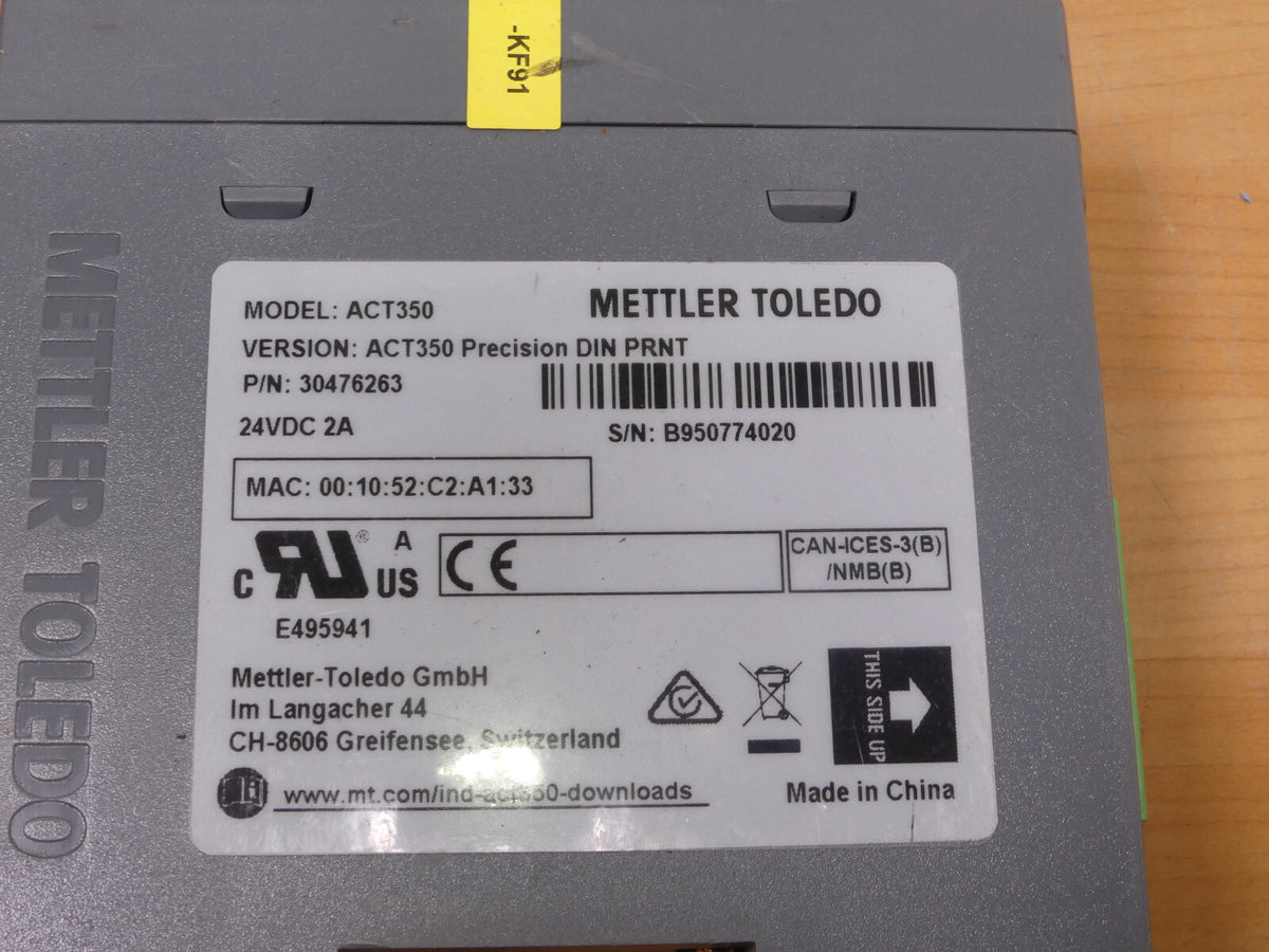 Mettler Toledo ACT350 Weighing Controller s.Bilder