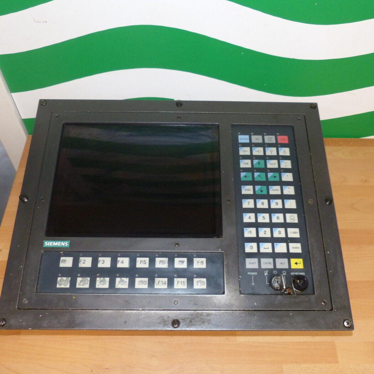 siemens operator panel op30/c 6av3531-0ru31-2aa0 used