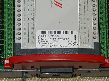 Berghof CANtrol/ QDIO 16/16-0,5 Version 0012 Num:21335112008556 Used