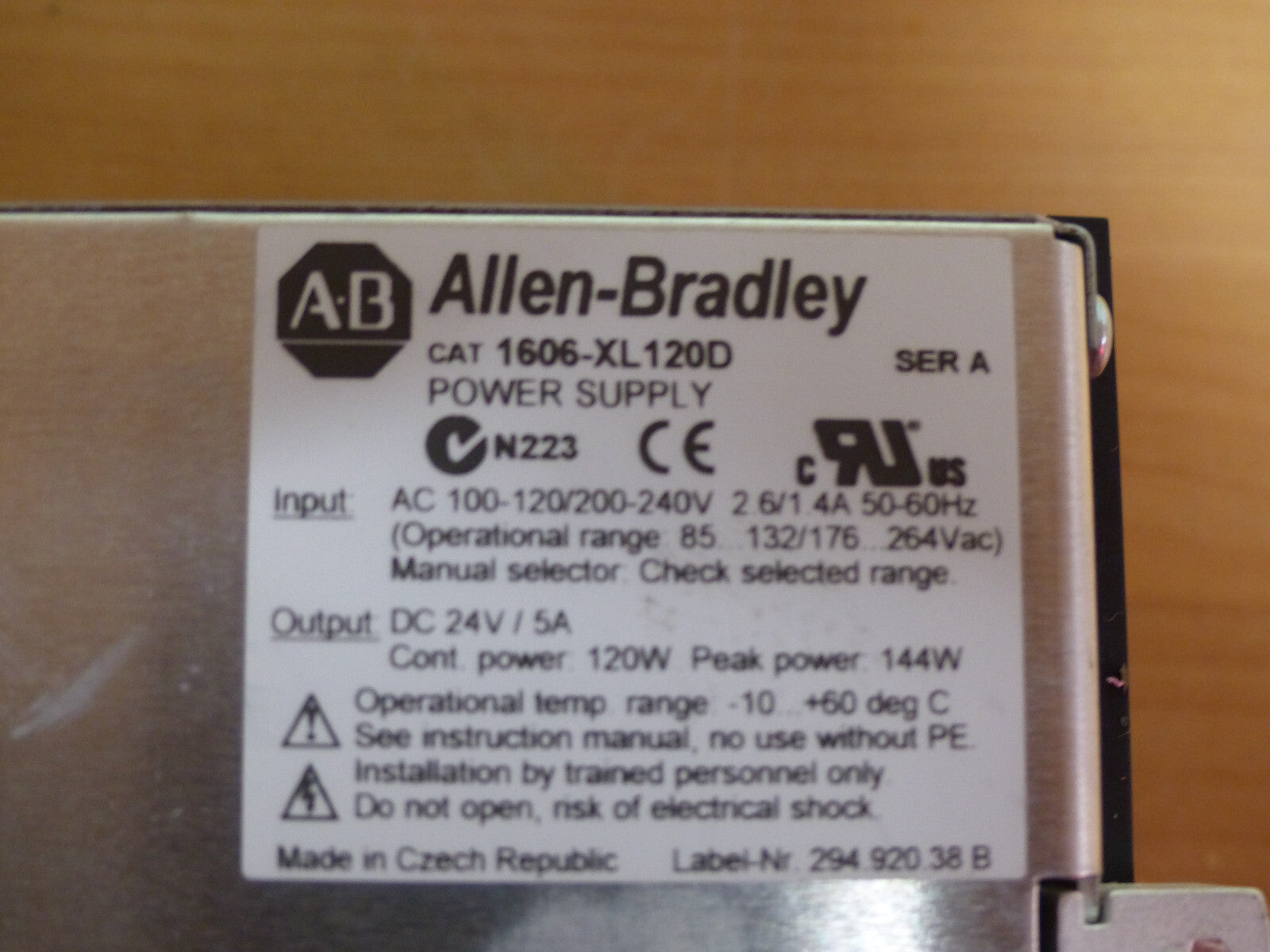 Allen Bradley CAT No 1606-xl120d Netzteil used