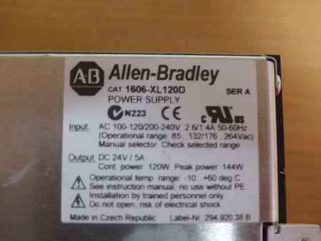 Allen Bradley CAT No 1606-xl120d Netzteil used