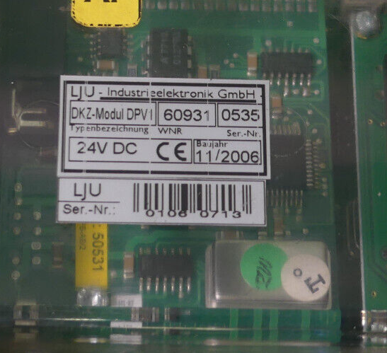 LJU Industrieelektronik  DKZ-Modul DPVI  60931 24V DC