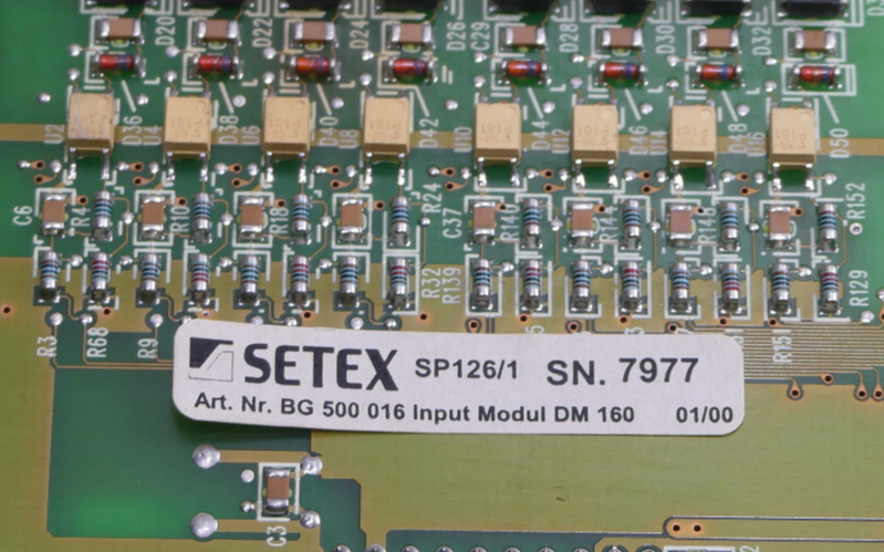 SETEX SP126/0 BG 500016 input  Modul DM 160 01/00