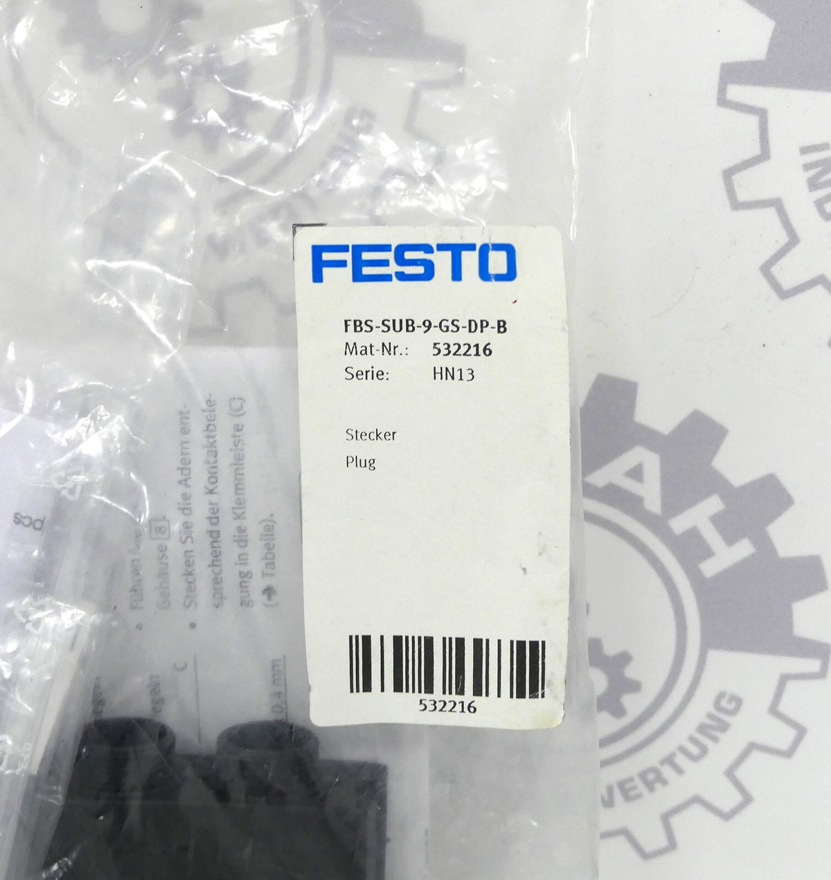 Festo 4X  FBS-SUB-9-GS-DP-B Stecker