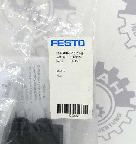 Festo 4X  FBS-SUB-9-GS-DP-B Stecker