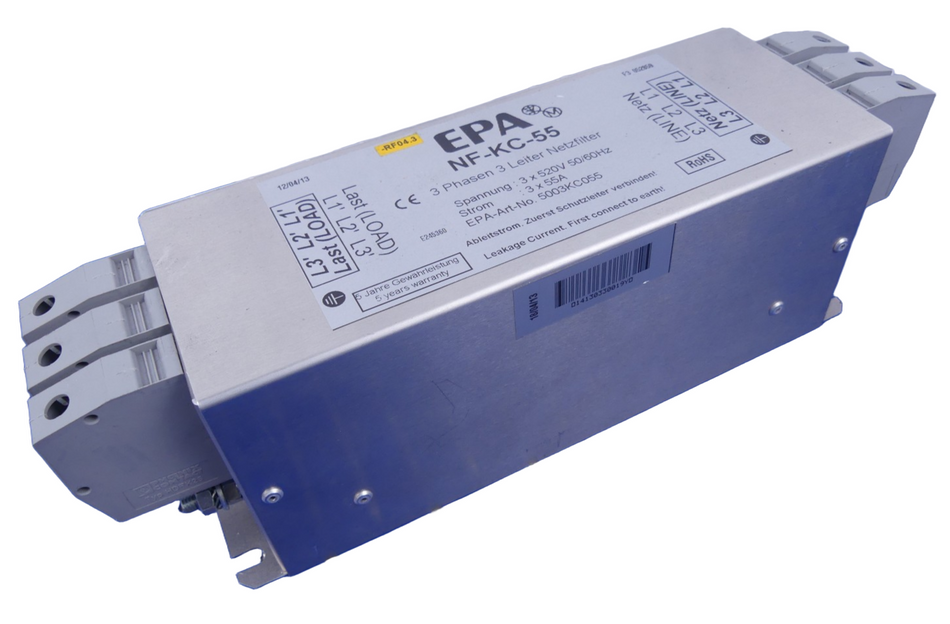 EPA 3 Phasen 3 Leiter Netzfilter NF-KC-55/R2 5003KC055