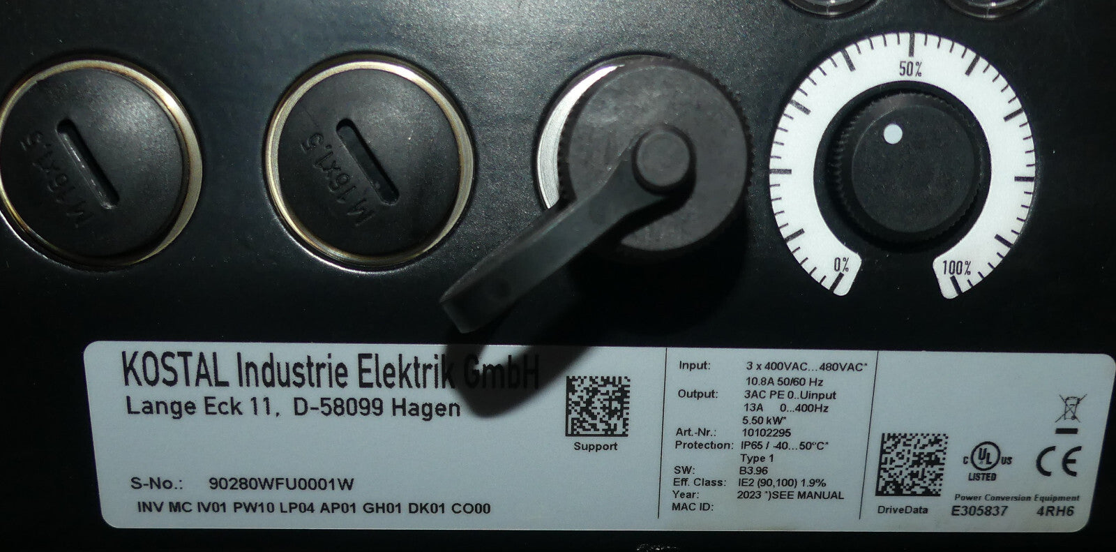 elektror A-HP250/40-140/5,5 FUK Eco Design 2009/125/EG mit INVEOR  unbenutzte