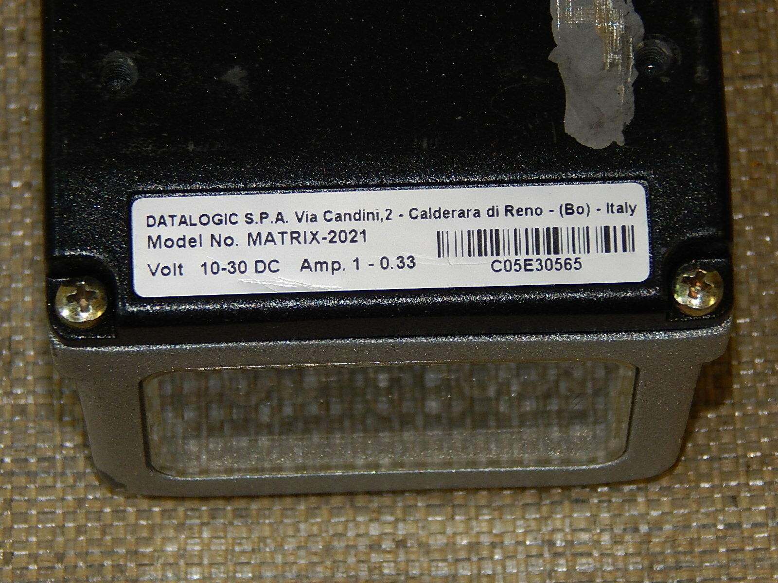  DATALOGIC Matrix-2000 Matrix-2021 Barcode Laser Scanner used