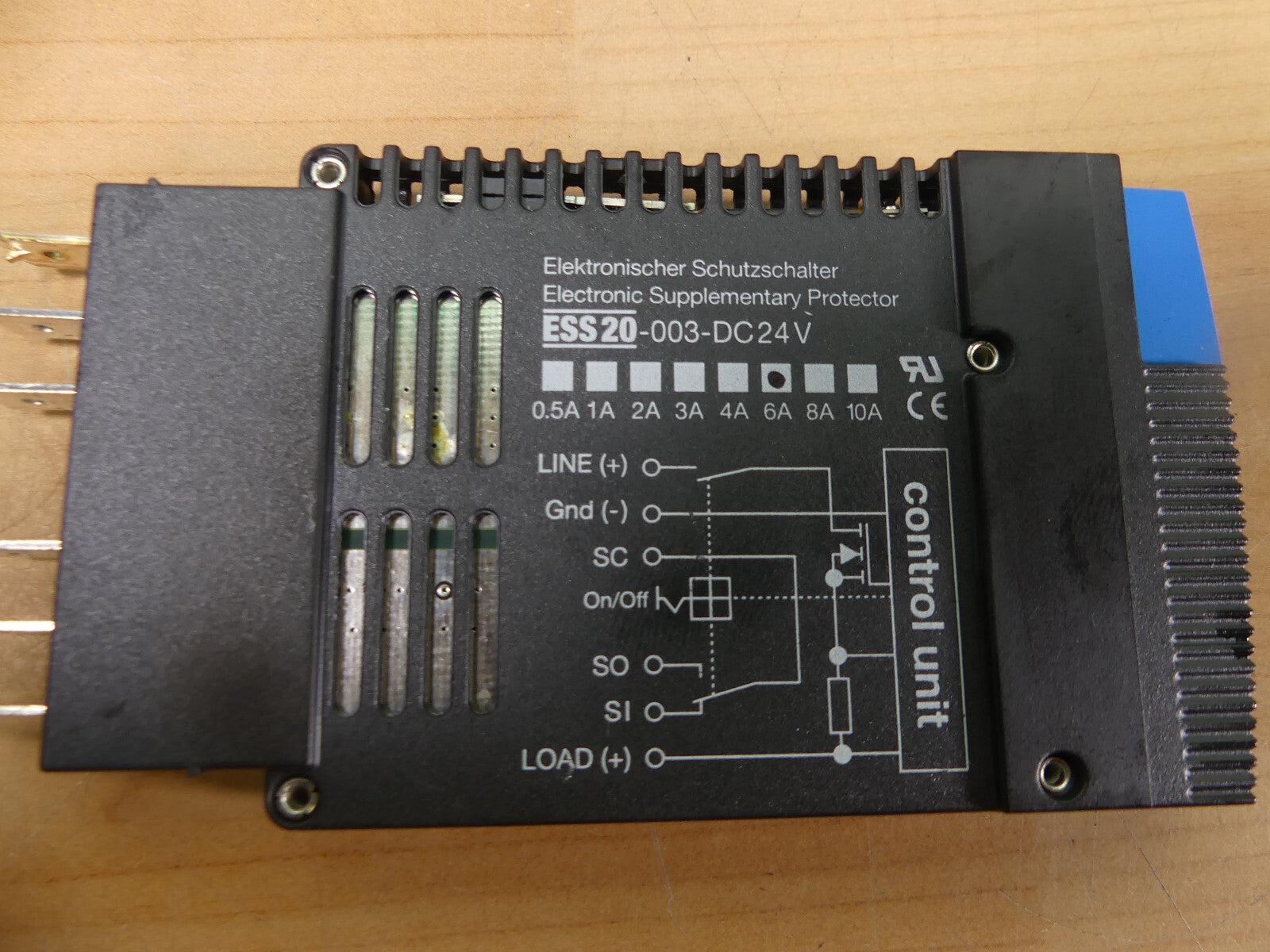 7 X E-T-A ETA Schutzschalter ESS20-003-DC24V