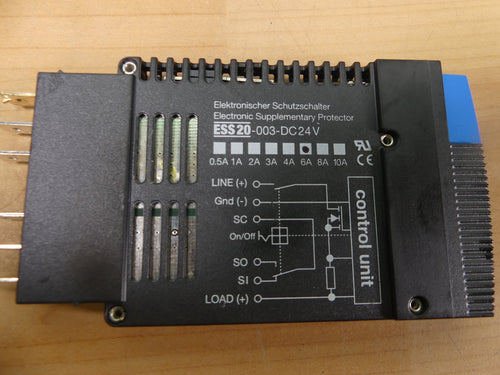 7 X E-T-A ETA Schutzschalter ESS20-003-DC24V