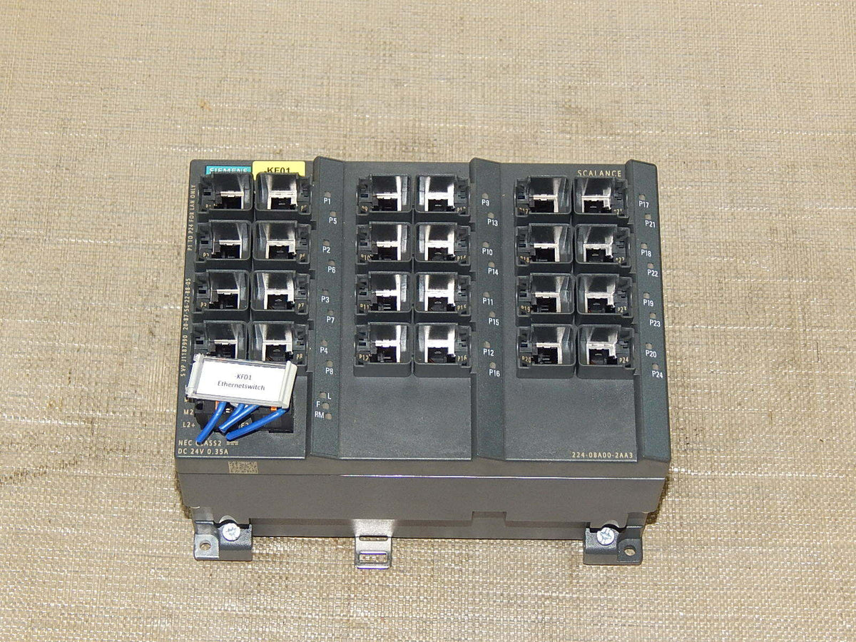  Siemens 6GK5224-0BA00-2AA3  Scalance  Simatic NET Ethernet Switch E.10