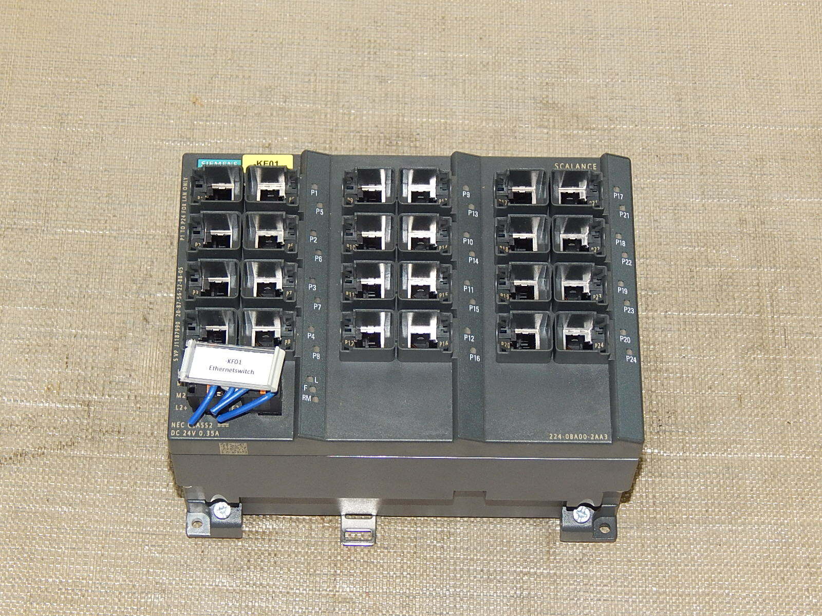  Siemens 6GK5224-0BA00-2AA3  Scalance  Simatic NET Ethernet Switch E.10