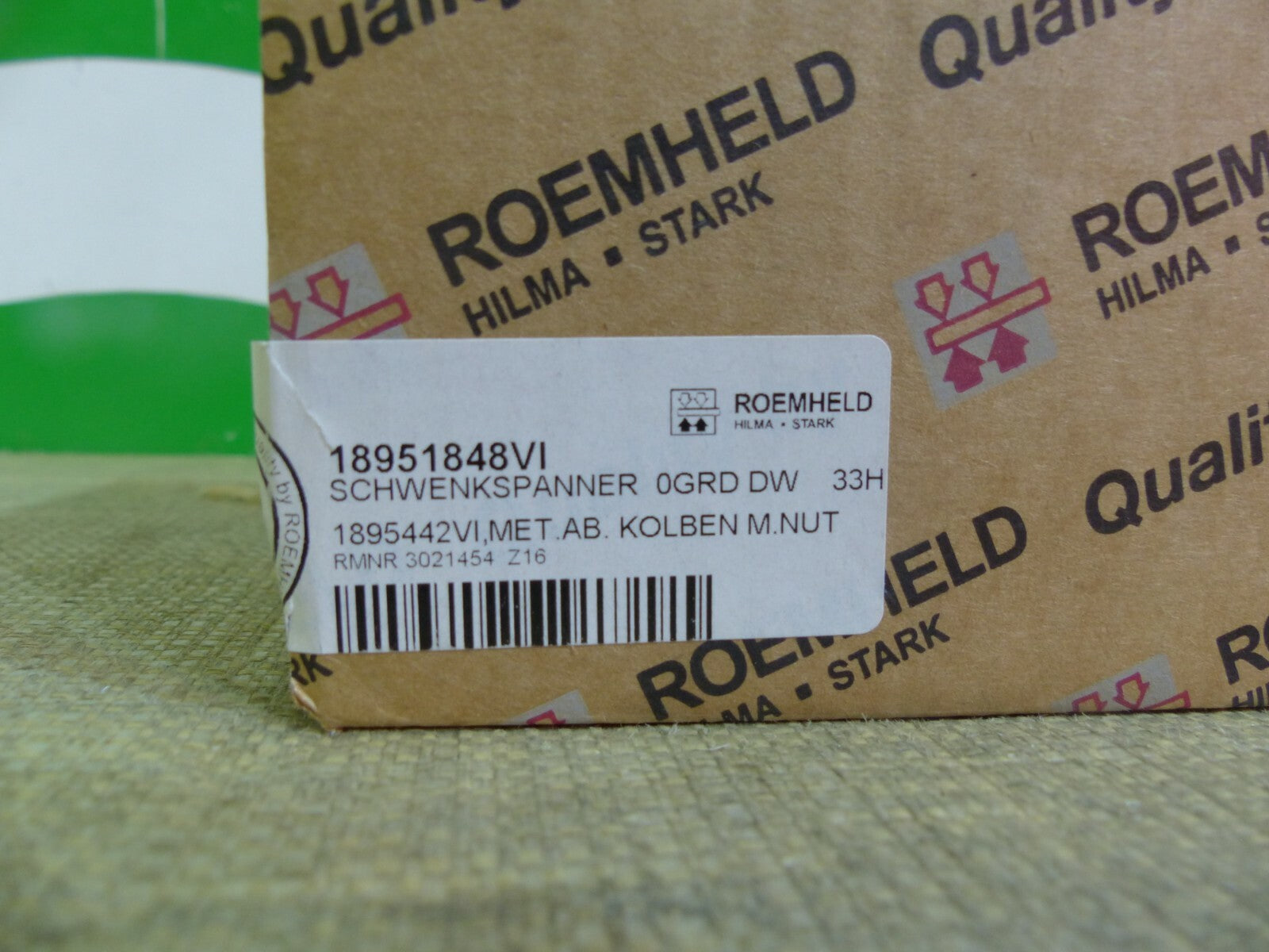  ROEMHELD Schwenkspanner 18951848VI   0GRD DW 33H New