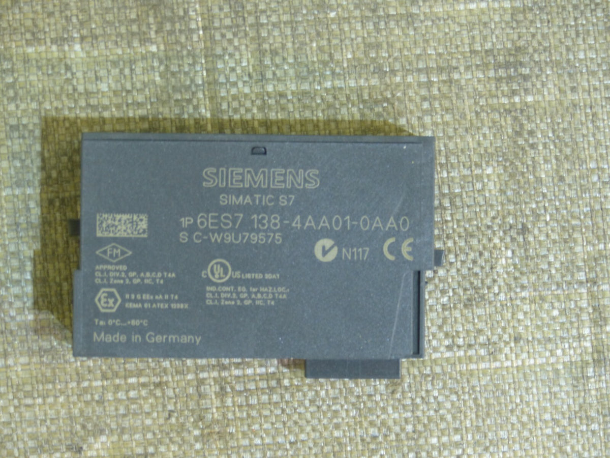 6x Siemens 6ES7 138-4AA01-0AA0 // 6ES7138-4AA01-0AA0