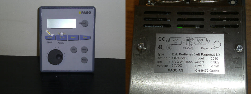 PAGO Ext.Bedieneinheit Pagomat 6/x