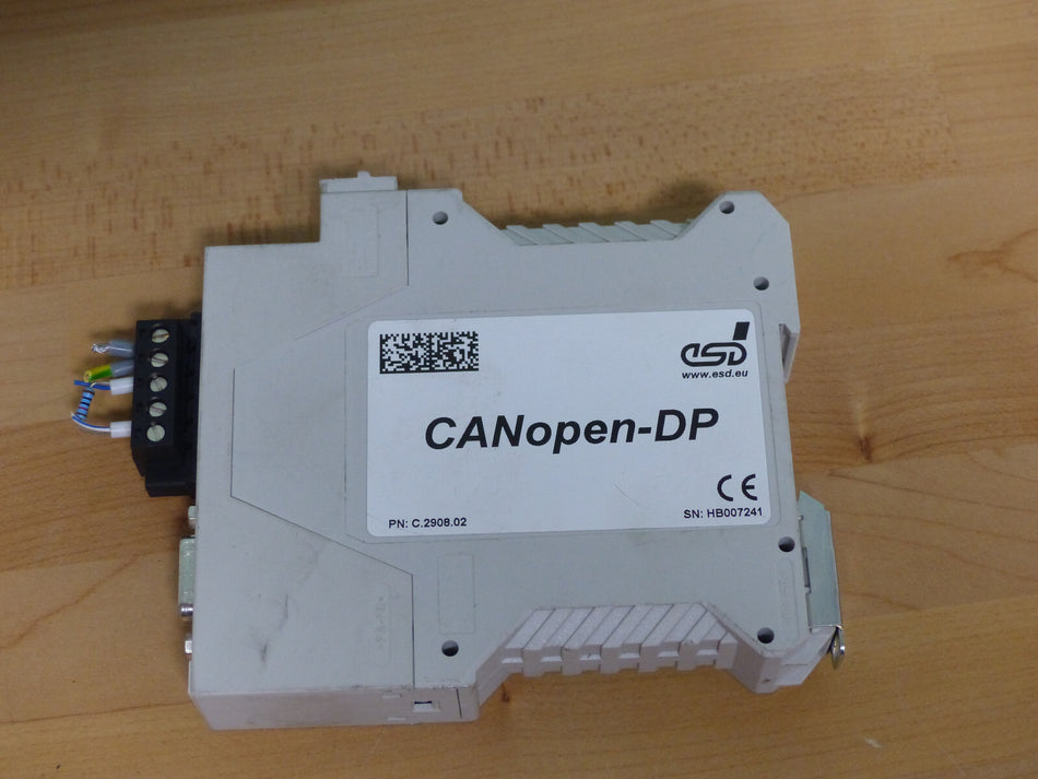 ESD CANopen-DP (c-2908.02) used