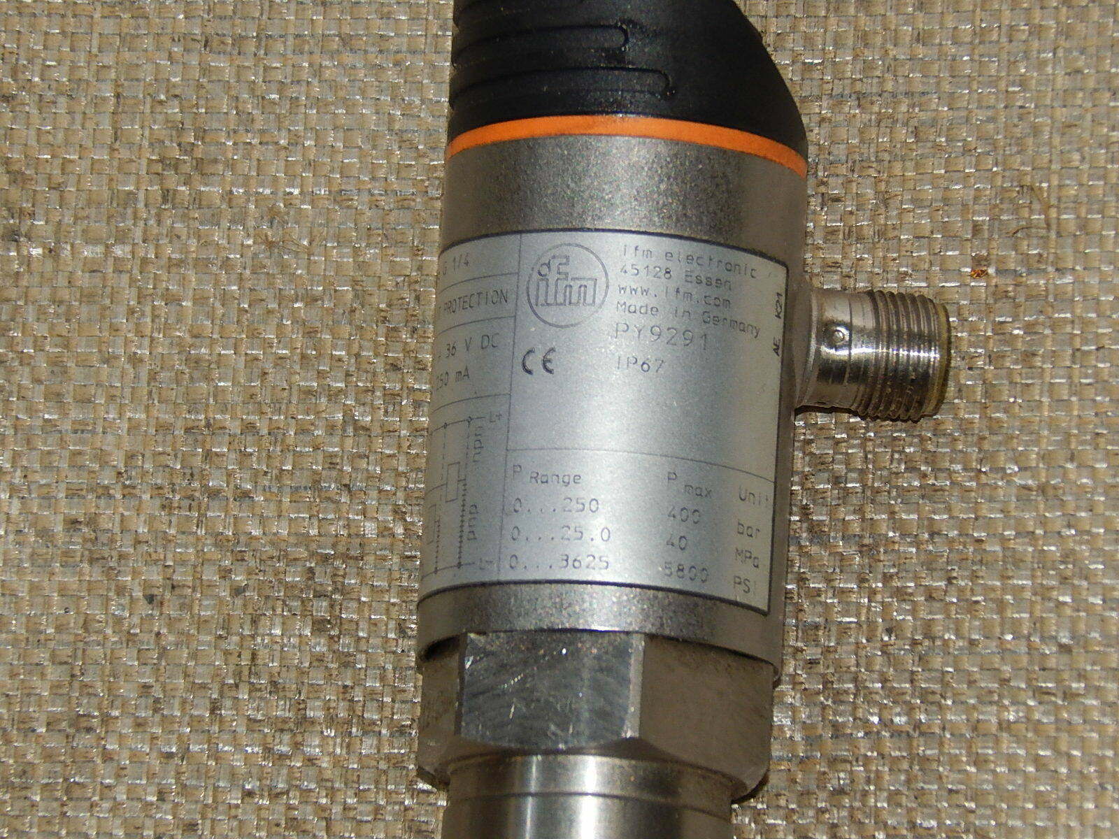 IFM PY9291  G 1/4  Drucksensor