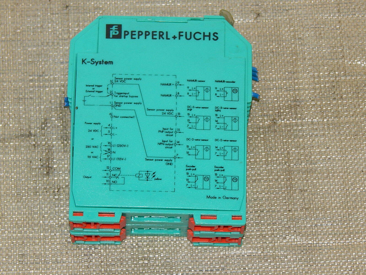  PEPPERL + FUCHS K-System 35742  KHU8-DW-1D used