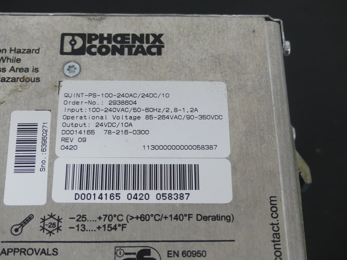 Phoenix Contact QUINT-PS-100-240AC/24DC/10
