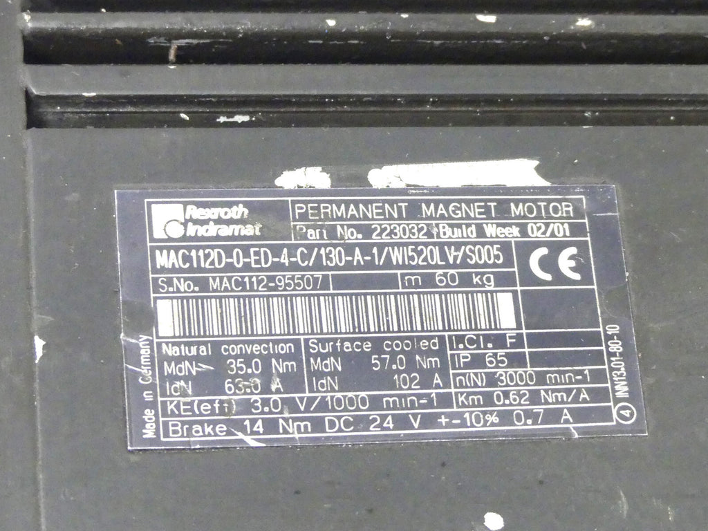 Rexroth/Indramat MAC112D-0-ED-4-C/130-A-1/WI520LV/S005 (leicht beschädigt)