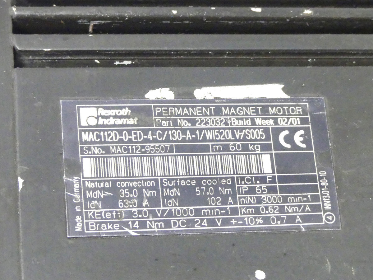 Rexroth/Indramat MAC112D-0-ED-4-C/130-A-1/WI520LV/S005 (leicht beschädigt)