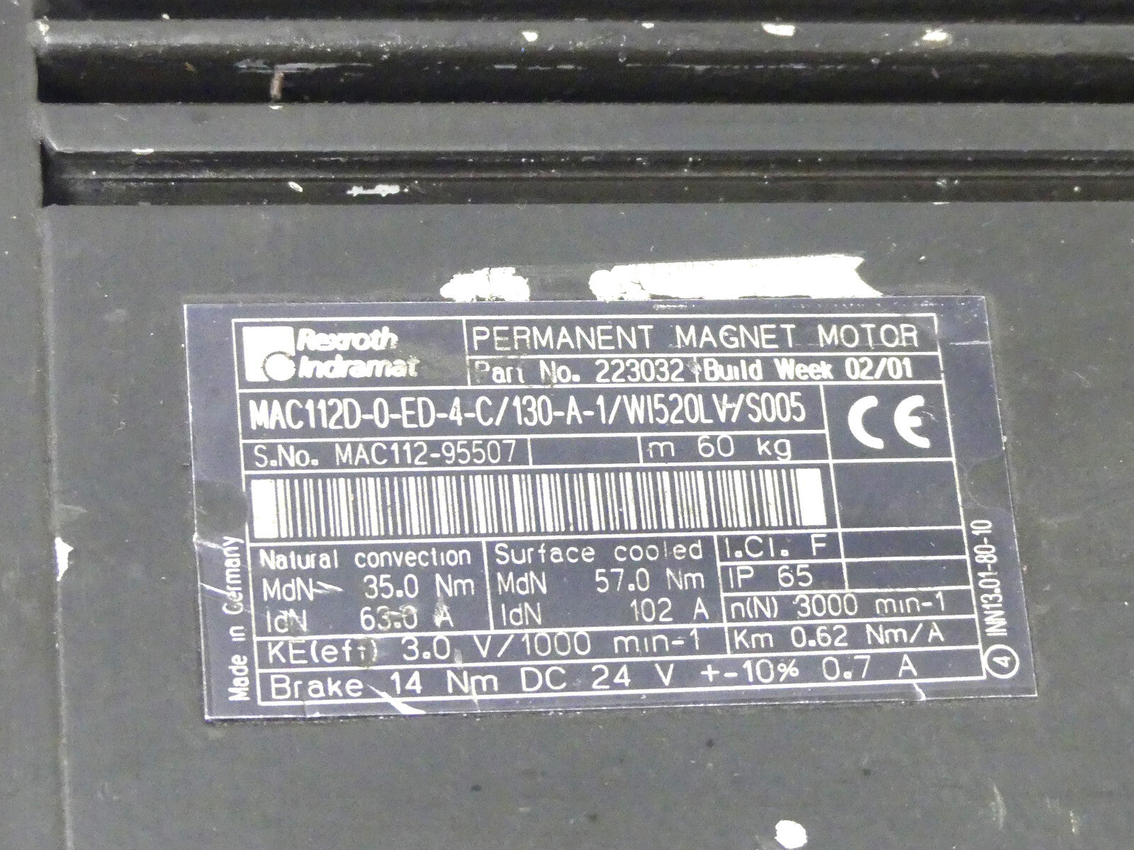 Rexroth/Indramat MAC112D-0-ED-4-C/130-A-1/WI520LV/S005 (leicht beschädigt)