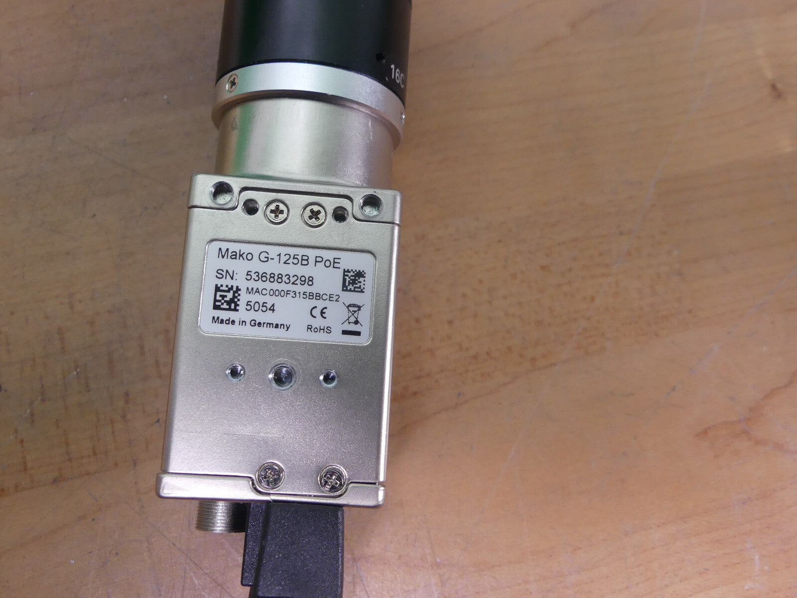 Alleid Vision  Mako G-125B PoE   SN 536883298  Kamera