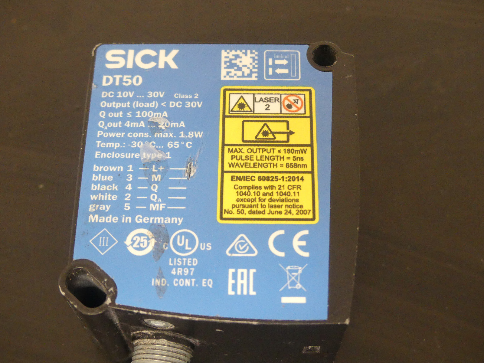 Sick Distanzsensor DT50-P1113 used