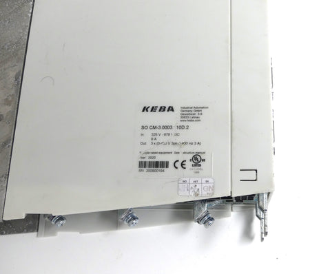 KEBA SO CM-3.0003. 10D.2 SERVO DRIVE