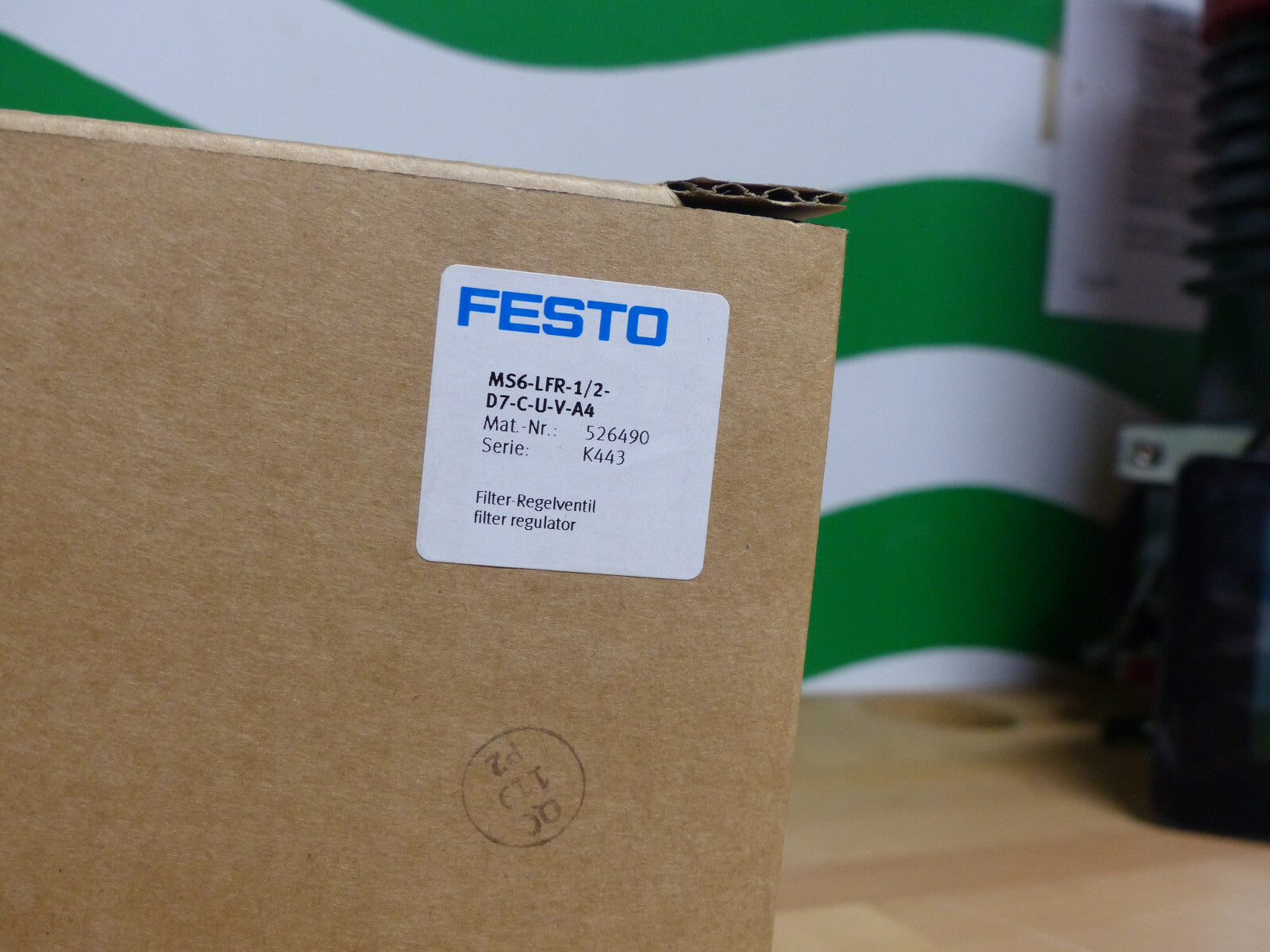 festo ms6-lfr-1/2-d7-c-u-v-a4 filter regelventil