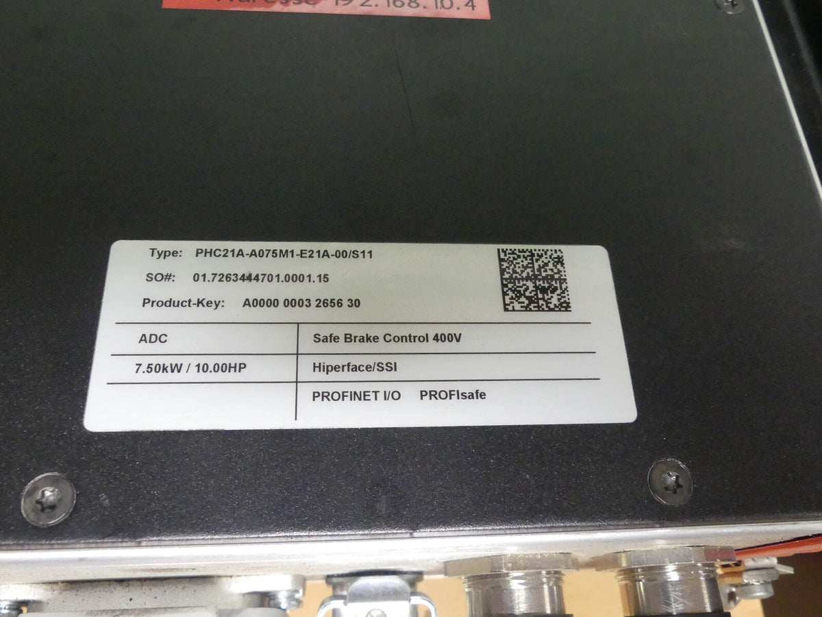 SEW Eurodrive MOVIPRO PHC21A-A075M1-E21A-00/S11 ADC Feldumrichter 7,5kW
