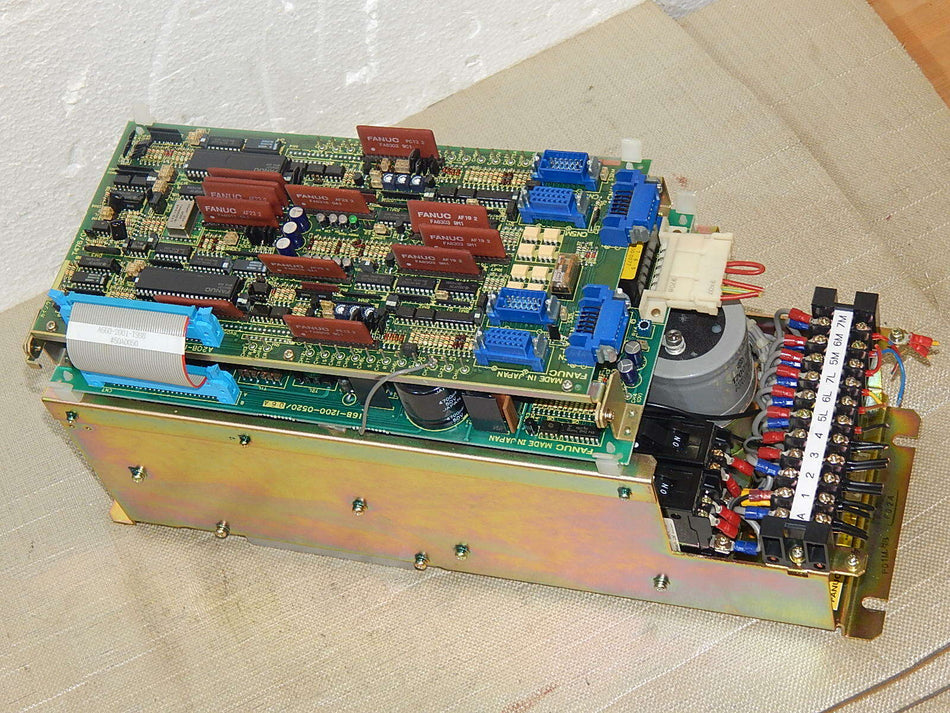 Fanuc Control Board A20B-1001-0470/05A // A16B-1200-05250 // A06B-H201 /06A used