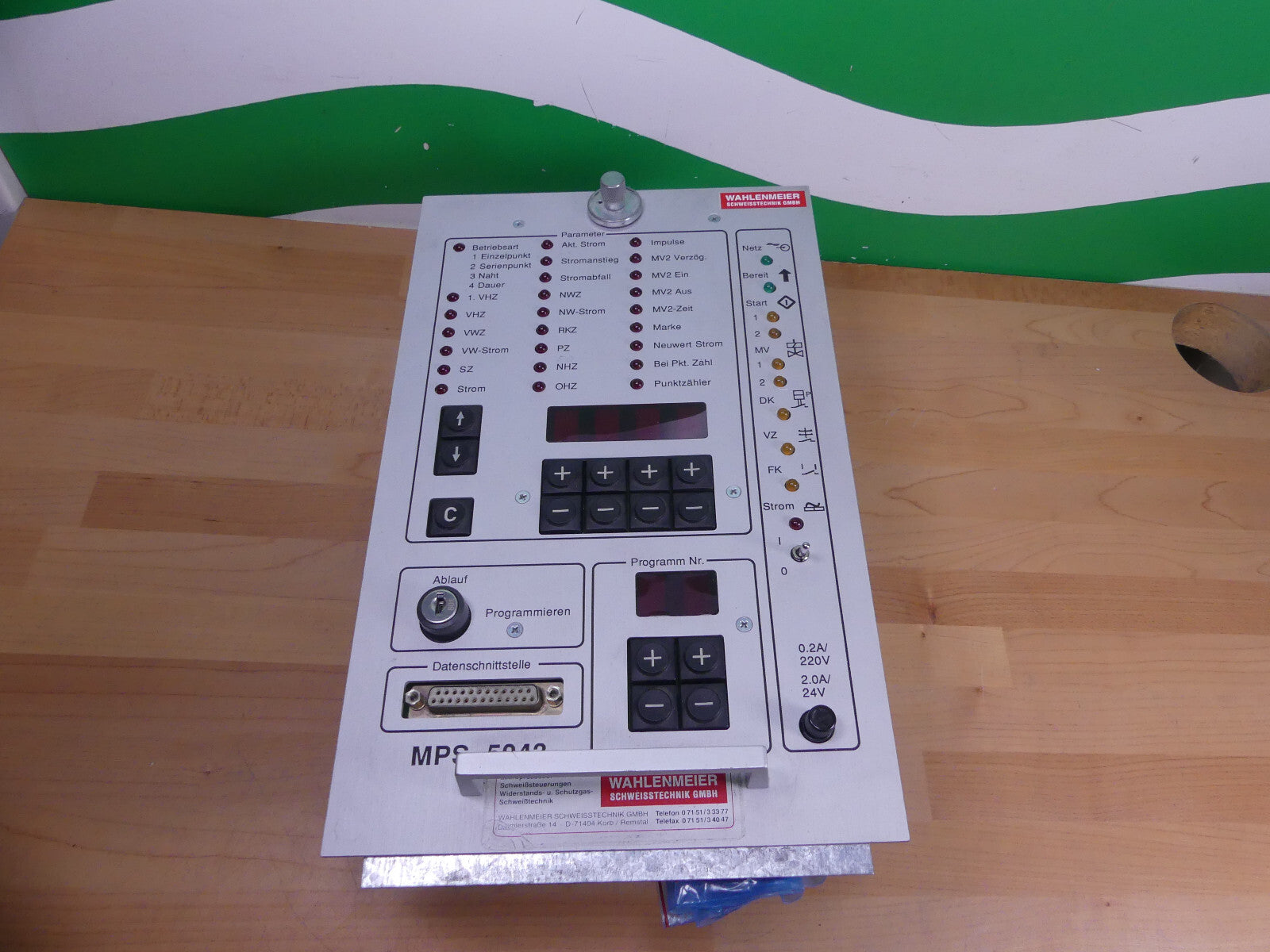 Wahlenmeier MPS5043 SREIE Geräte. Nr: 64973 0689