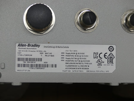 Allen-Bradley 1756-L72EROM/C Armor ControlLogix On-Machine Controller  s.Bilder
