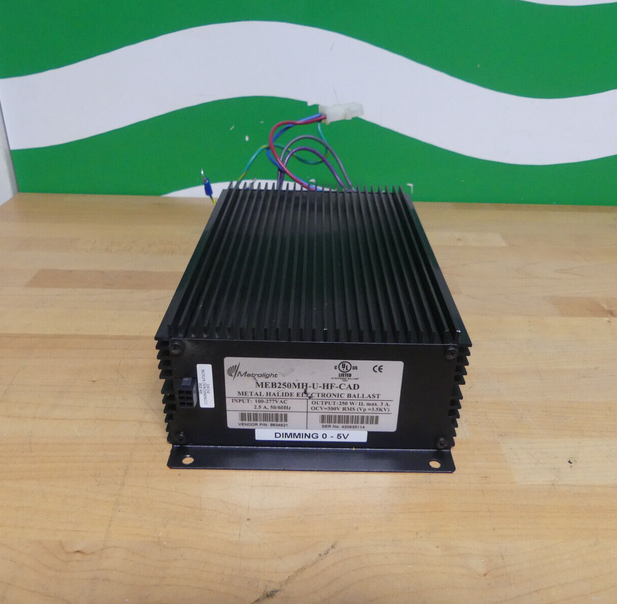 Metrolight  MEB250MH-U-HF-CAD METALLHALOGENID ELEKTROIC BALLST