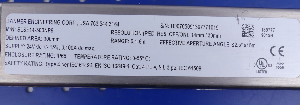 Banner SLSE14-300NP8