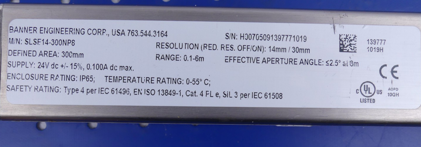 Banner SLSE14-300NP8