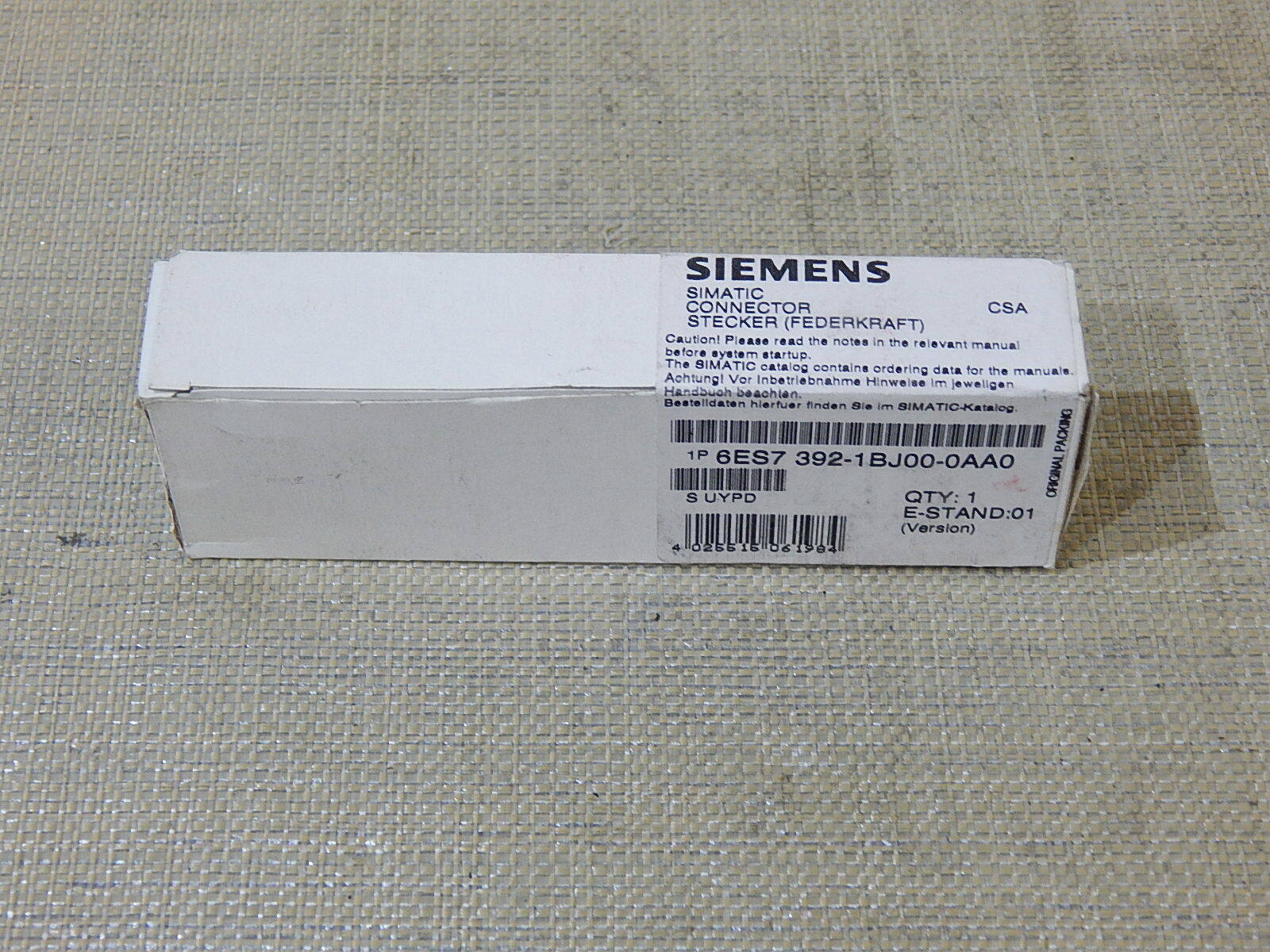 Siemens Simatic S7 6ES7 392-1BJ00-0AA0 //6ES7392-1BJ00-0AA0 E:01  New