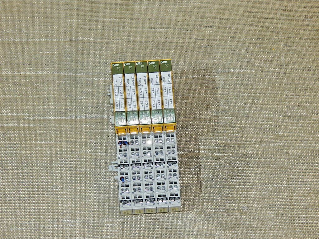 5x PILZ PSSu E S 4DI Elektronikmodul 312400  used