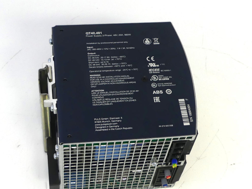 Puls Stromversorgung QT40.481 power supply