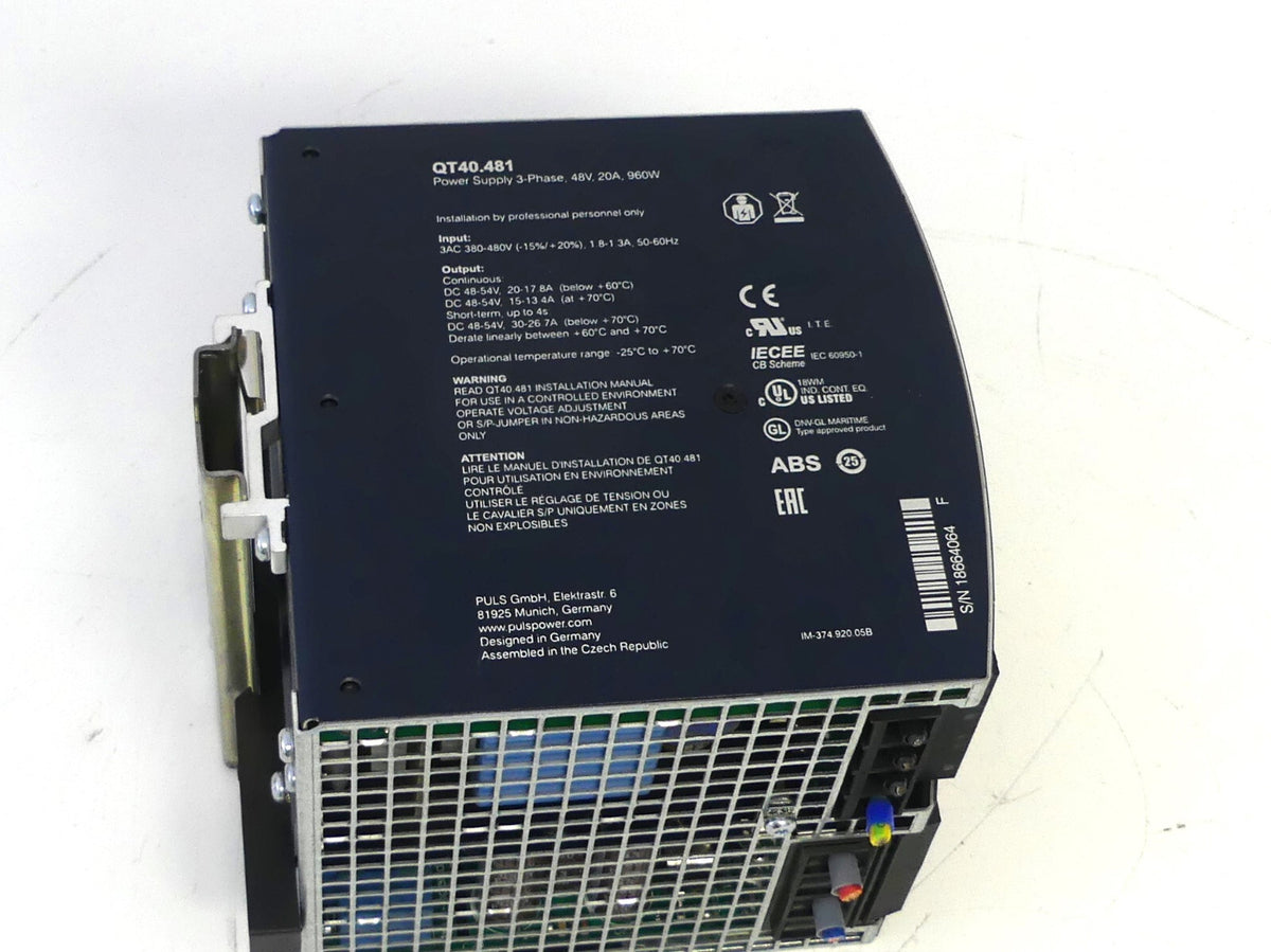Puls Stromversorgung QT40.481 power supply